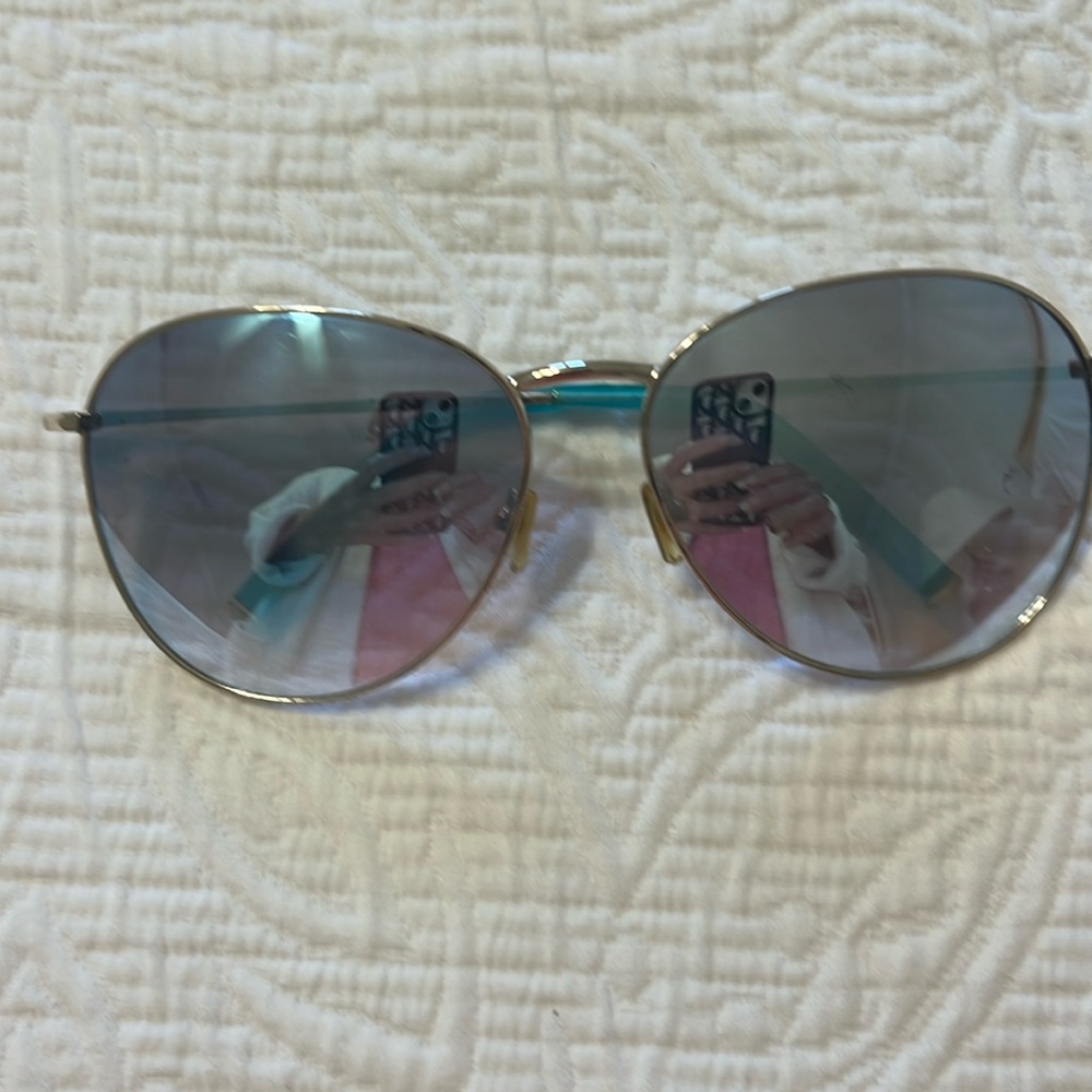 Matthew Williamson Blue mirrored sunglasses